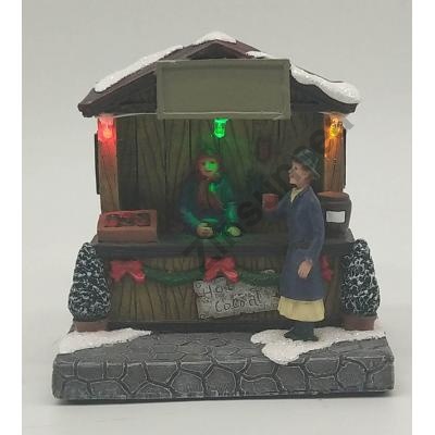 Animated Pre-lit Christmas Shop