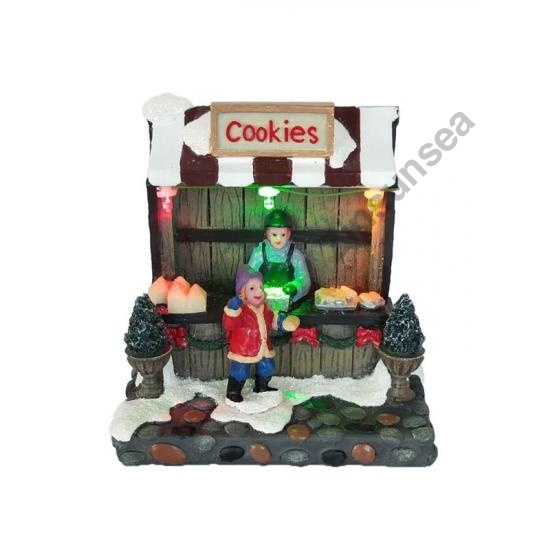Animated Christmas Lighted Cookies Shop